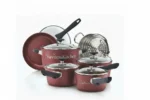 Nuvora Kitchen Classic 11-Piece Forged Aluminum Nonstick Cookware Set