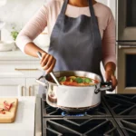 Nuvora Kitchen Professional 12-Piece 5-Ply Copper Core Stainless Steel Cookware Set - Image 3